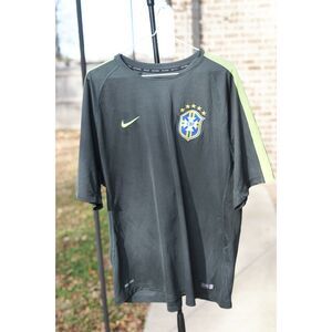 Nike 2014 Brazil CBF Dri-Fit Authentic Training Shirt